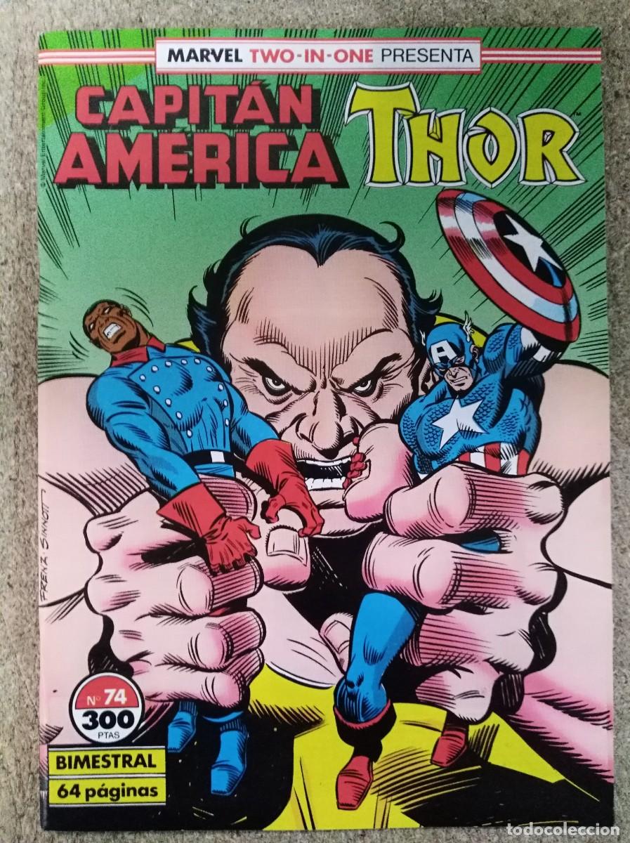 C&oacute;mics: Marvel Two In One Capitan America/Thor 74.Vol.1.Marvel.Forum - Foto 1
