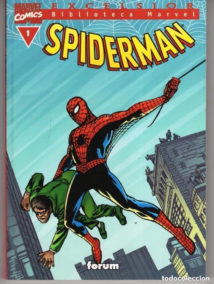 C&oacute;mics: BIBLIOTECA MARVEL SPIDERMAN COMPLETA 47 TOMOS - FORUM - MUY BUEN ESTADO - OFM15