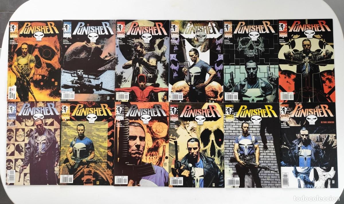 C&oacute;mics: PUNISHER MARVEL KNIGHTS Vol.1 COMPLETA 12 N&ordm;S (Garth Ennis, Steve Dillon) ~ MARVEL/FORUM (2001/02)