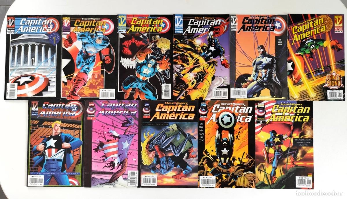 C&oacute;mics: CAPIT&Aacute;N AM&Eacute;RICA Vol.3 COMPLETA 11 N&ordm;S (Mark Waid, Ron Garney) ~ MARVEL/FORUM (1996/97)