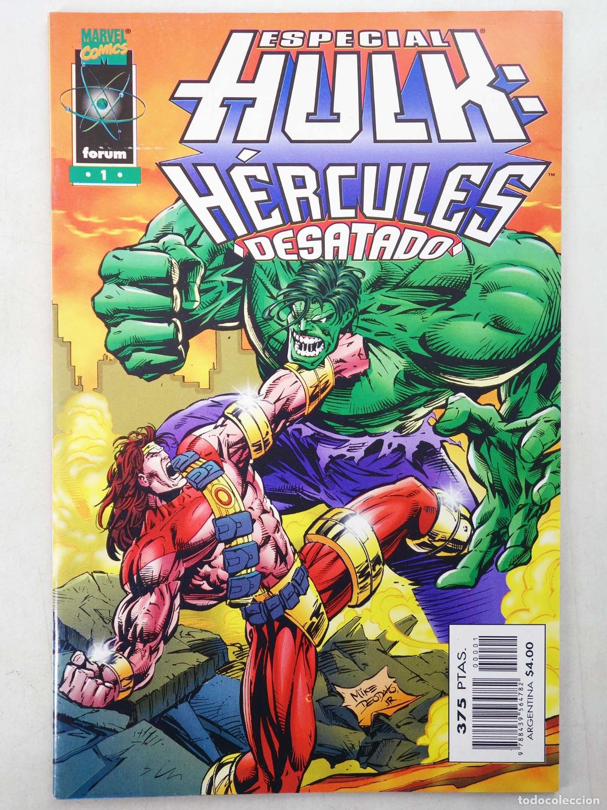Comics : ESPECIAL HULK Y H&Eacute;RCULES: DESATADO (Peter David/Mike Deodato Jr.) Forum, 1997