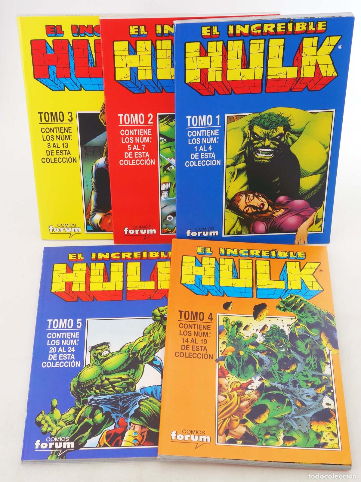Comics : HULK VOL. 2 1 A 24. COMPLETA EN 5 RETAPADOS. Forum, 1996
