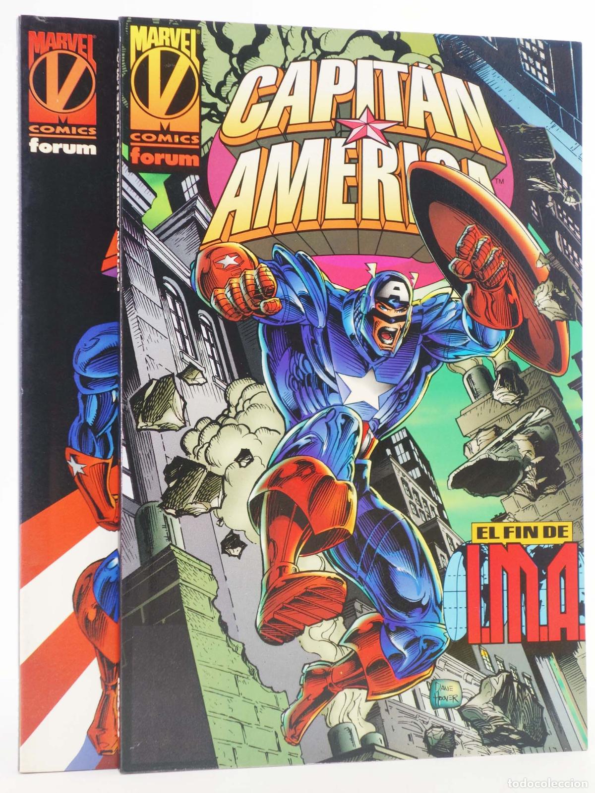 Comics : CAPIT&Aacute;N AM&Eacute;RICA: EL FIN DE IMA 1 A 2. COMPLETA (Vvaa) Forum, 1996