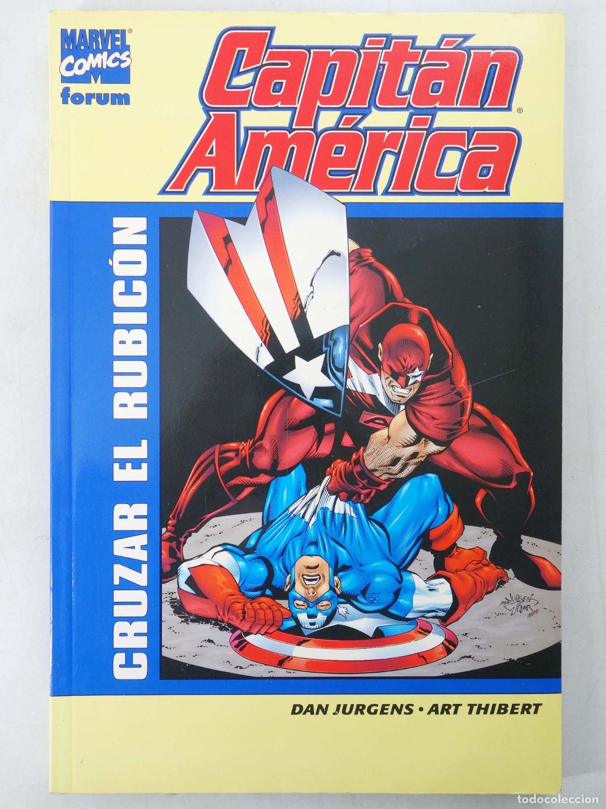 Comics : CAPIT&Aacute;N AM&Eacute;RICA: CRUZAR EL RUBIC&Oacute;N (Dan Jurgens/Greg Scott) Forum, 1988