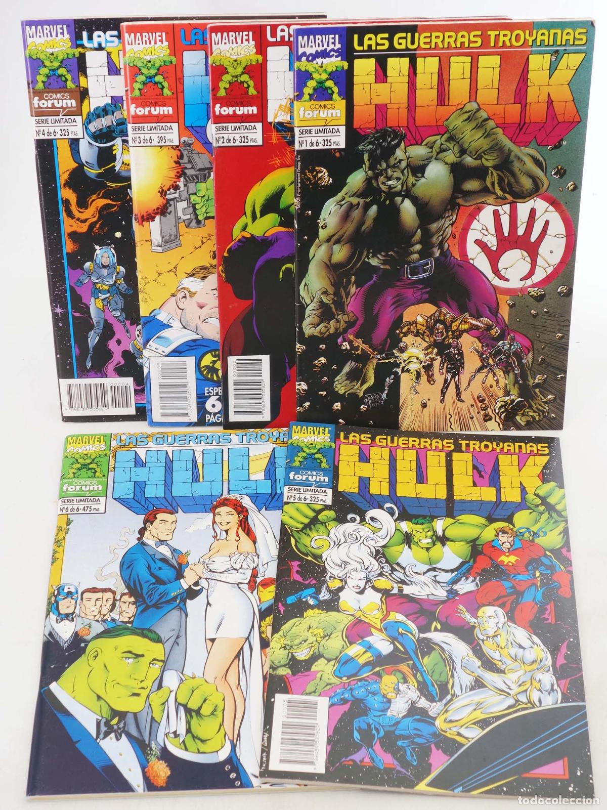 C&oacute;mics: HULK: LAS GUERRAS TROYANAS 1 A 6. COMPLETA. Forum, 1995 - Foto 1