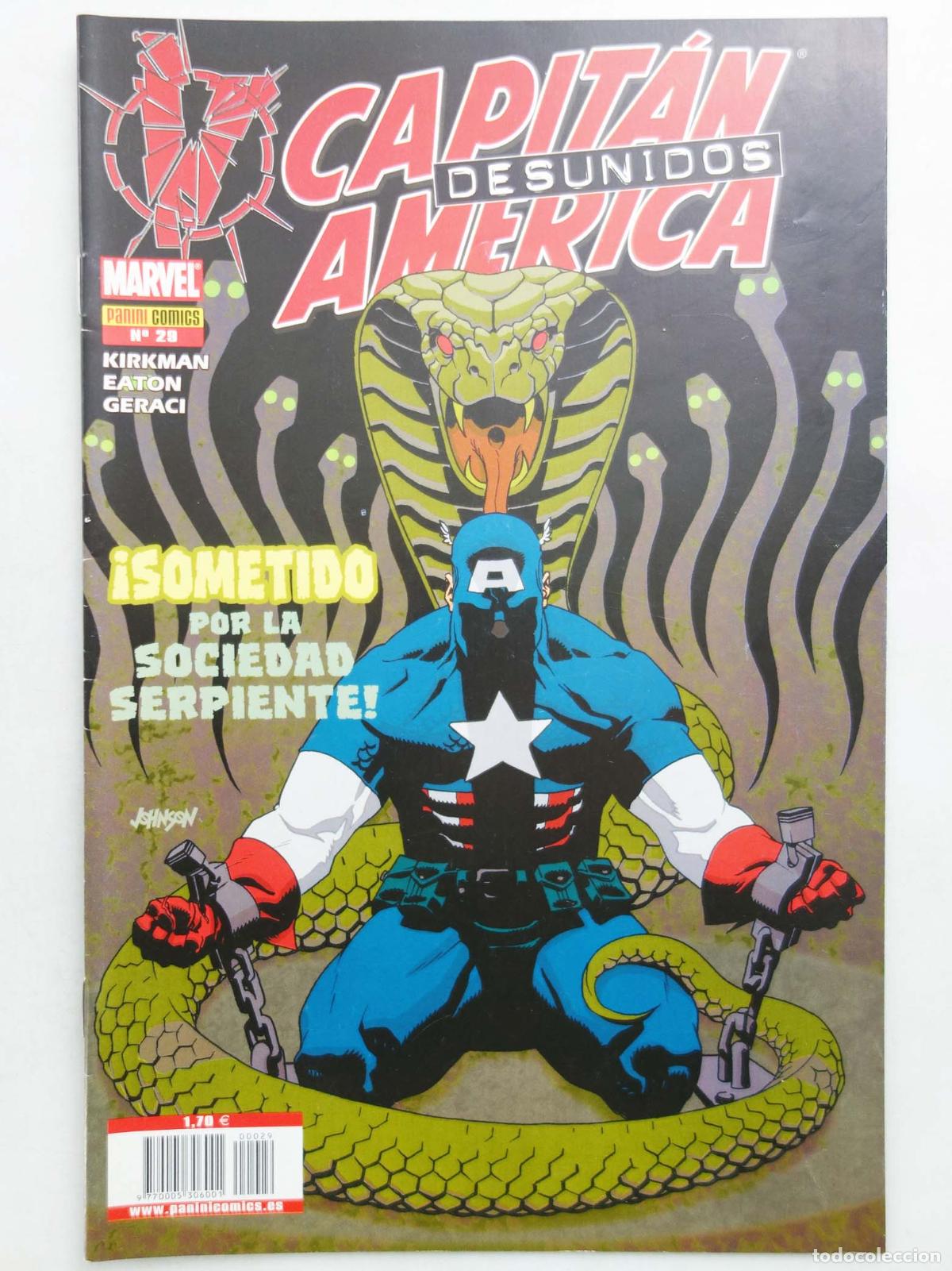 Fumetti: CAPIT&Aacute;N AM&Eacute;RICA VOL. 5 29. SOMETIDO POR LA SOCIEDAD SERPIENTE (Robert Kirkman/Scot Eaton) 2005