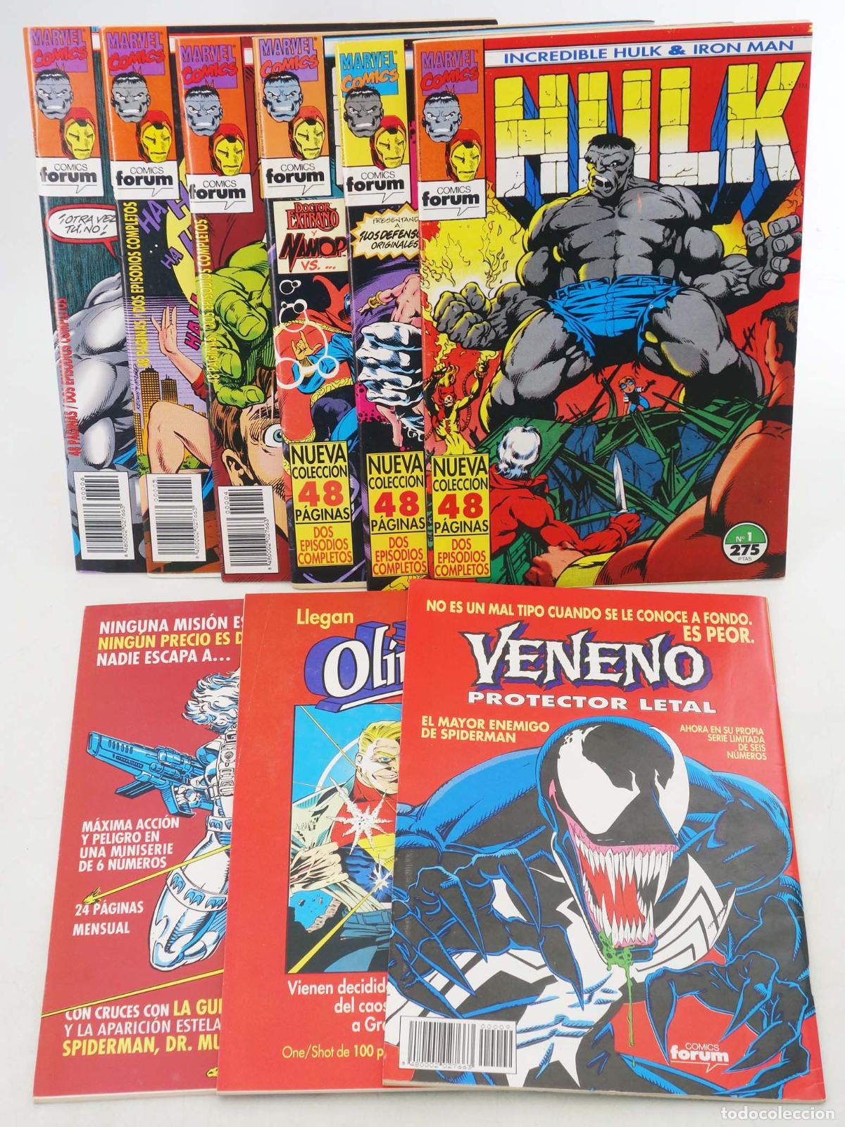 C&oacute;mics: HULK AND IRON MAN 1 A 9. COMPLETA. Forum, 1993