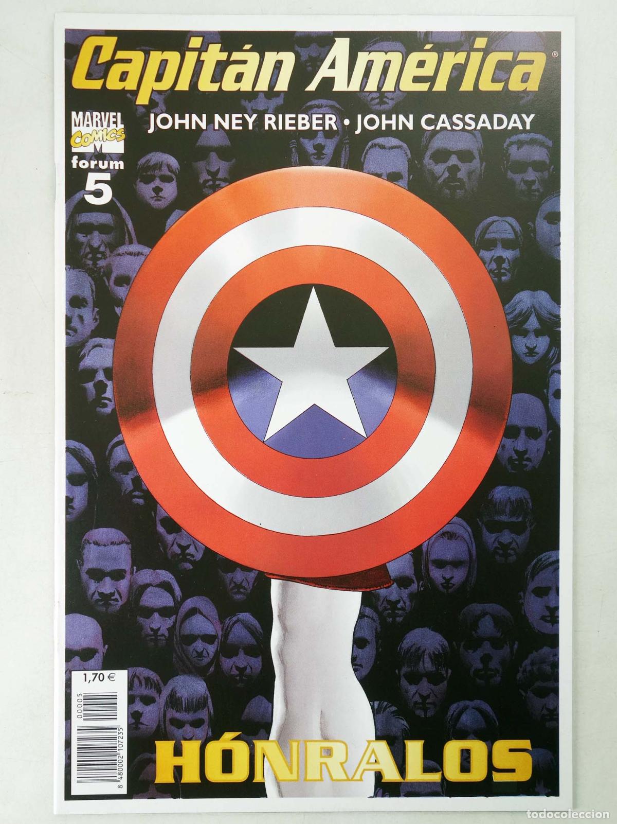 C&oacute;mics: CAPIT&Aacute;N AM&Eacute;RICA VOL. 5 5. H&Oacute;NRALOS (John Ney Rieber/John Cassaday) Forum, 2003