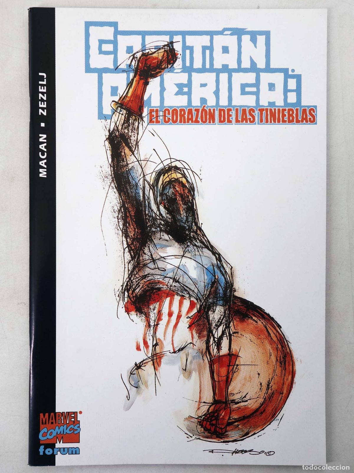 C&oacute;mics: CAPIT&Aacute;N AM&Eacute;RICA: EL CORAZ&Oacute;N DE LAS TINIEBLAS. Forum, 2003