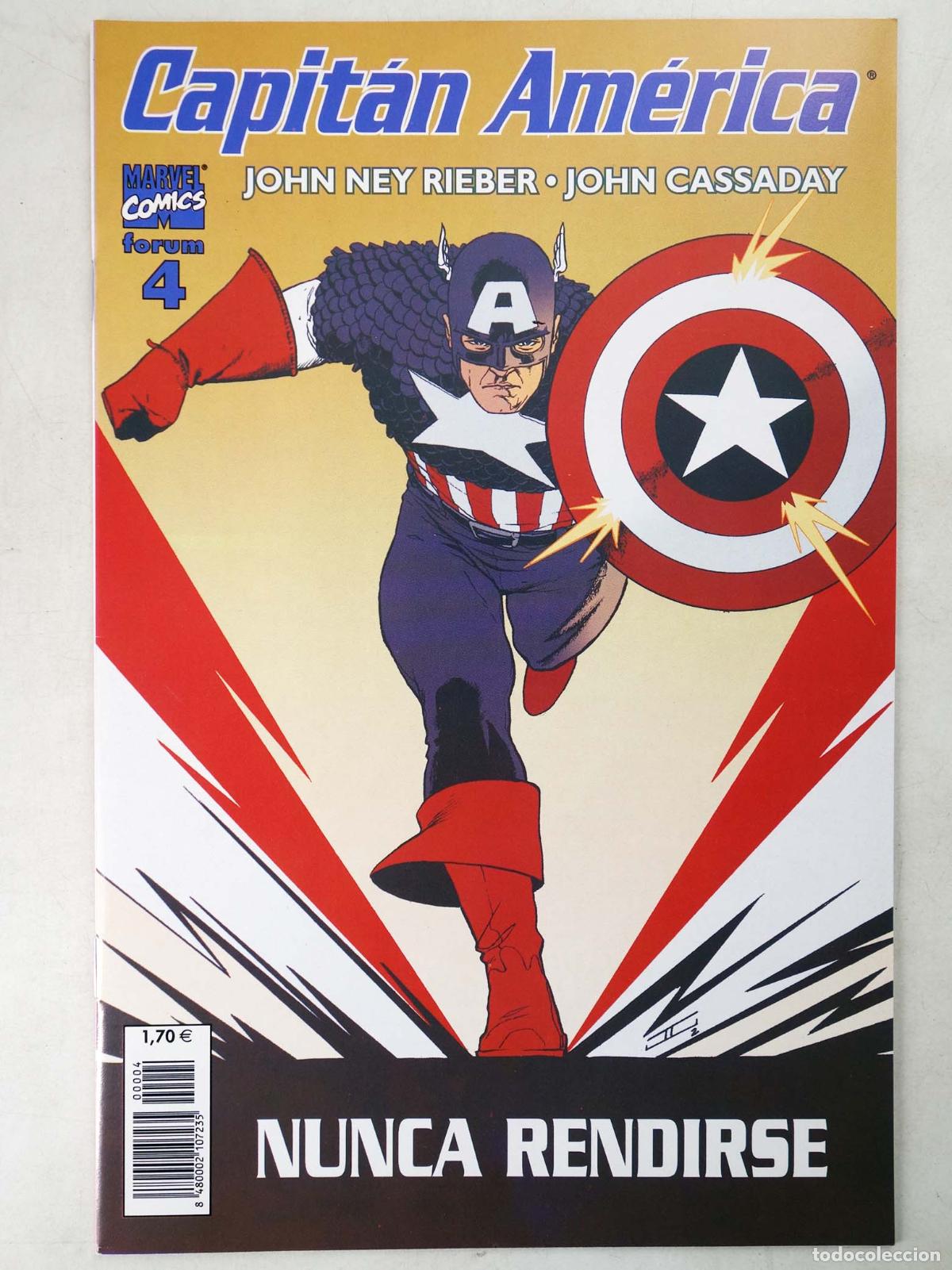 C&oacute;mics: CAPIT&Aacute;N AM&Eacute;RICA VOL. 5 4. NUNCA RENDIRSE (John Ney Rieber/John Cassaday) Forum, 2003