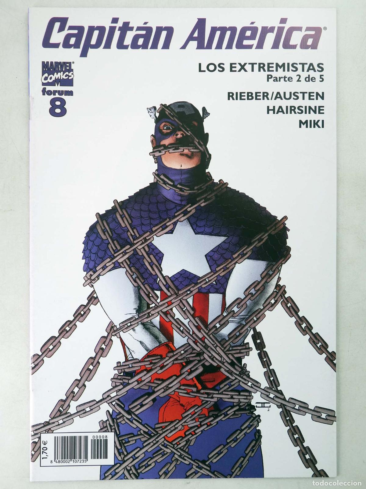 C&oacute;mics: CAPIT&Aacute;N AM&Eacute;RICA VOL. 5 8. LOS EXTREMISTAS (Parte 2 de 5) (Chuck Austen/John Ney Rieber/Trevor Hairsi