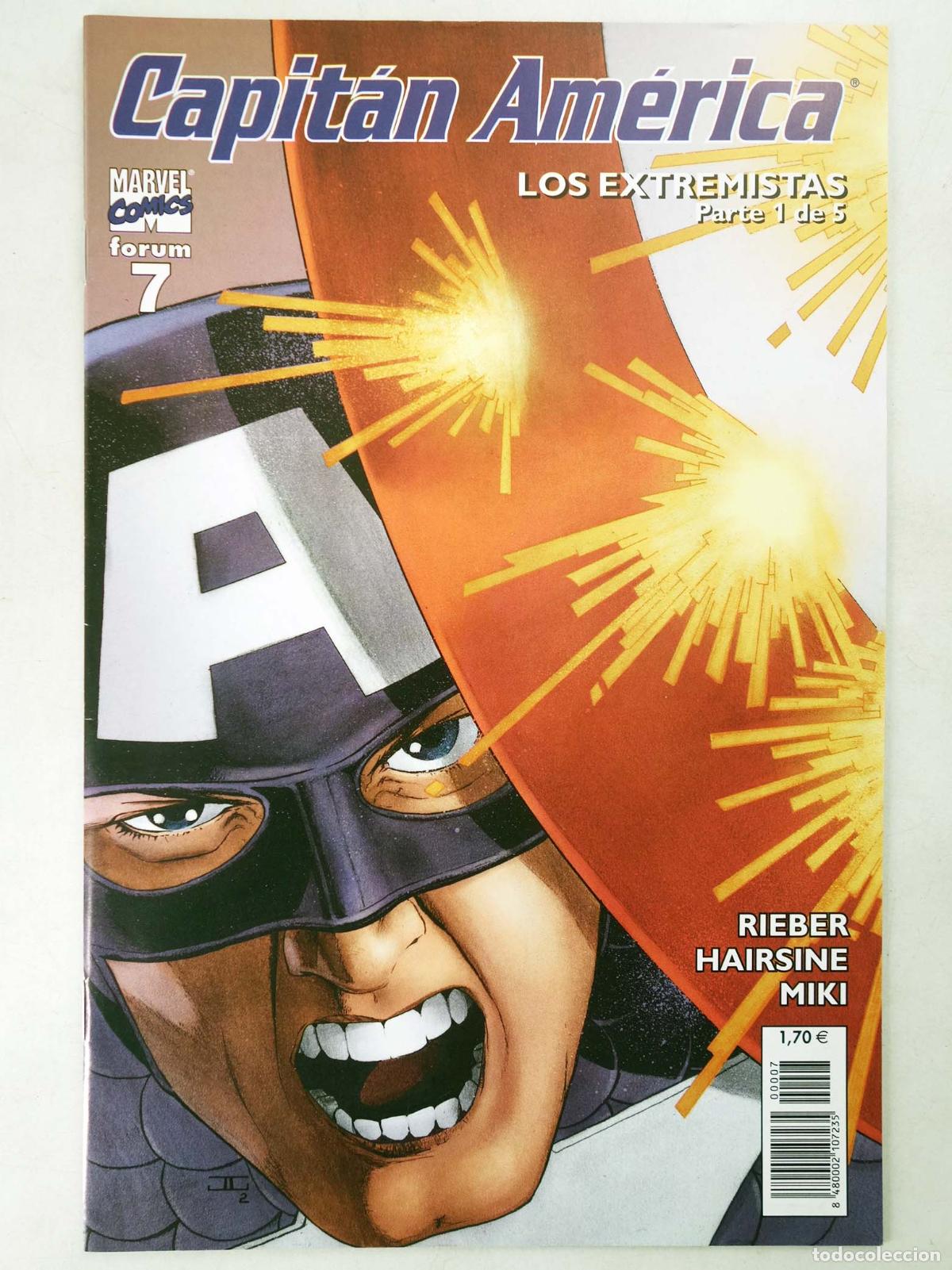 C&oacute;mics: CAPIT&Aacute;N AM&Eacute;RICA VOL. 5 7. LOS EXTREMISTAS (Parte 1 de 5) (John Ney Rieber/Trevor Hairsine) 2003