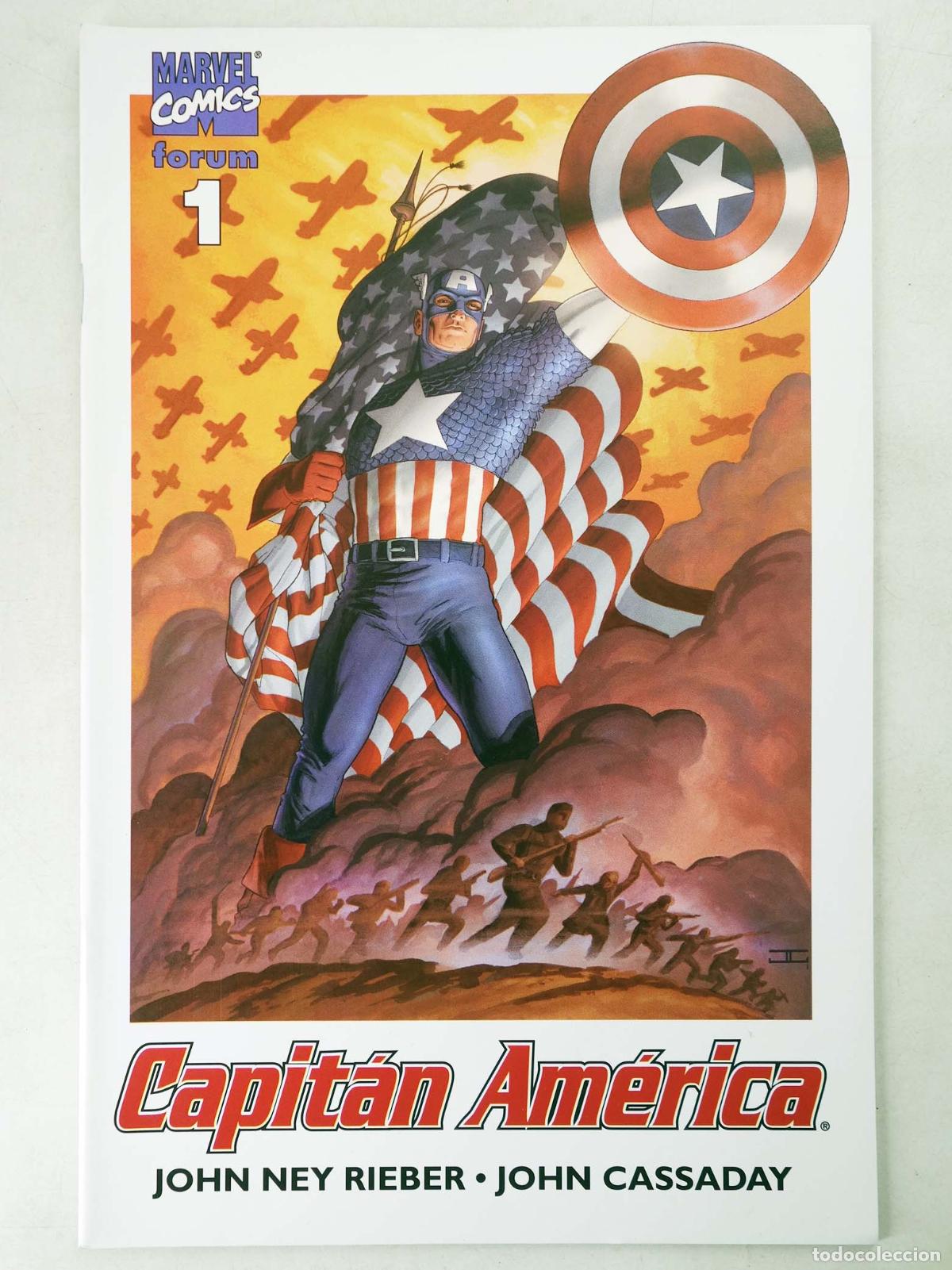 C&oacute;mics: CAPIT&Aacute;N AM&Eacute;RICA VOL. 5 1. CAPIT&Aacute;N AM&Eacute;RICA (John Ney Rieber/John Cassaday) Forum, 2003