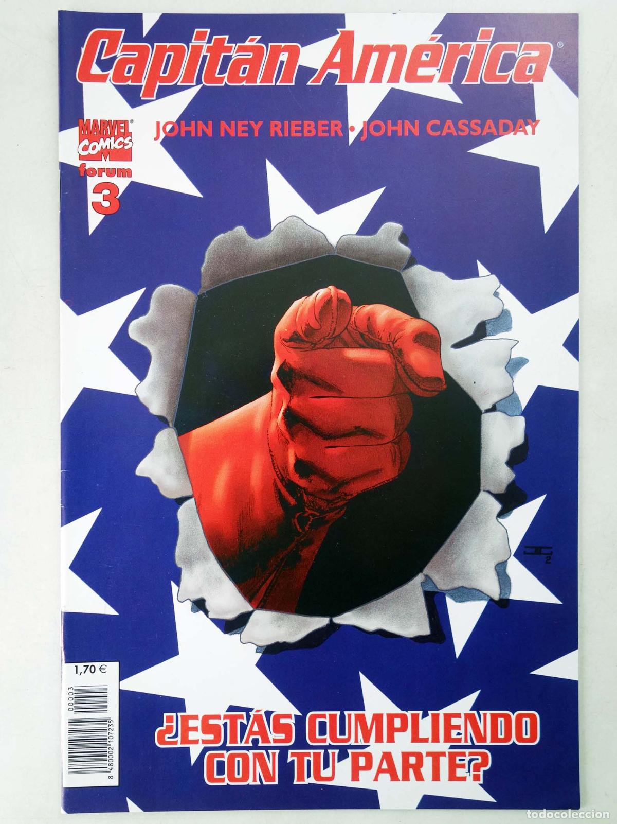C&oacute;mics: CAPIT&Aacute;N AM&Eacute;RICA VOL. 5 3. EST&Aacute;S CUMPLIENDO CON TU PARTE? (John Ney Rieber/John Cassaday) Forum, 2003
