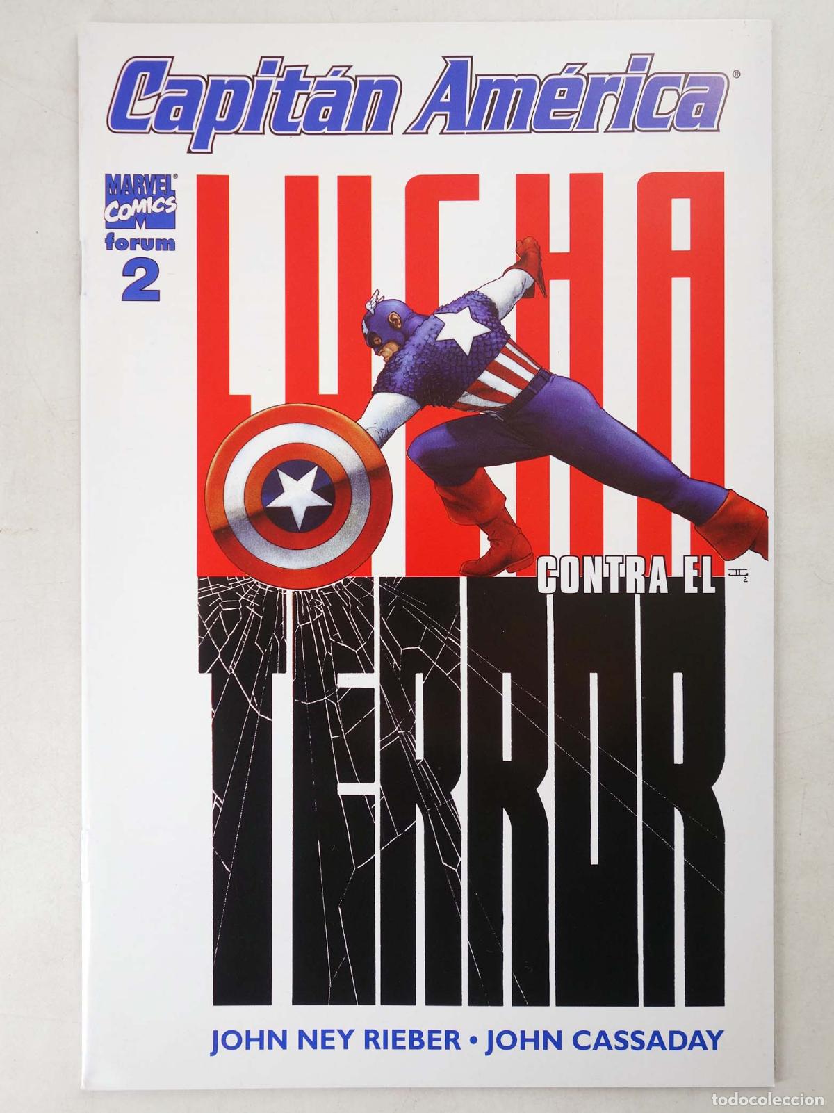 C&oacute;mics: CAPIT&Aacute;N AM&Eacute;RICA VOL. 5 2. LUCHA CONTRA EL TERROR (John Ney Rieber/John Cassaday) Forum, 2003