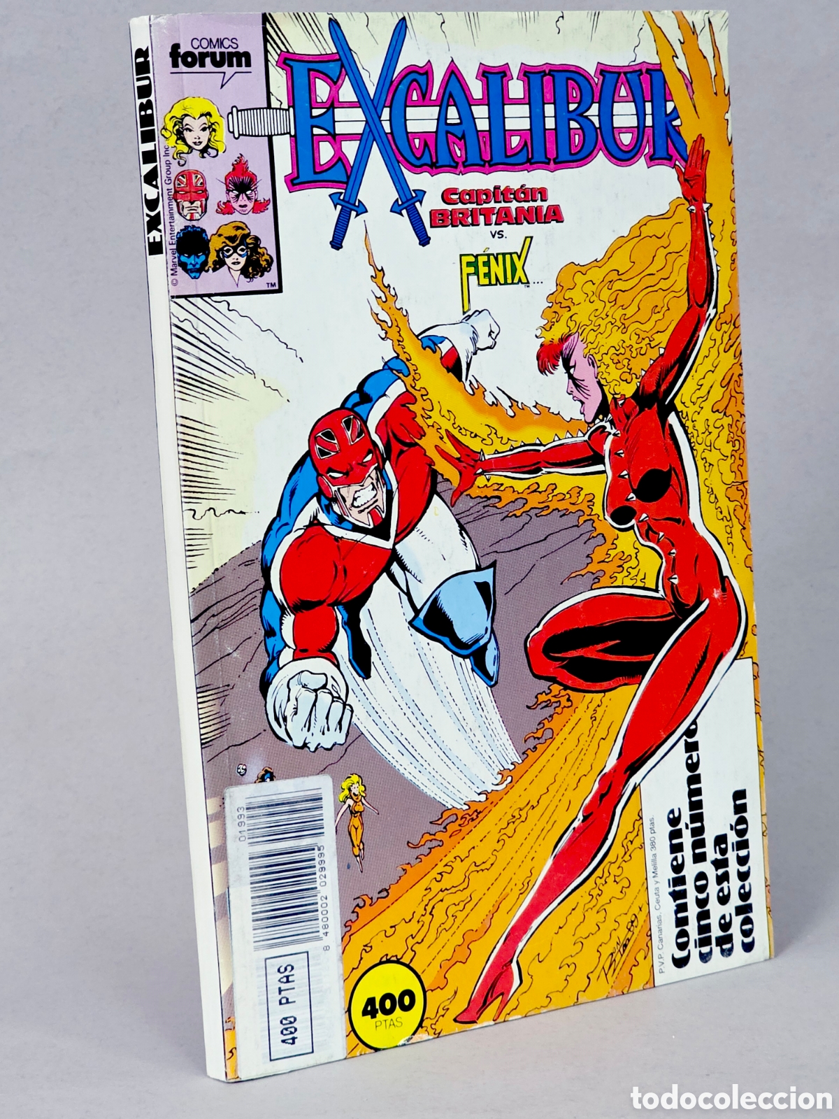 C&oacute;mics: C&Oacute;MIC EXCALIBUR 16 AL 20 RETAPADO FORUM MARVEL DC CASI EXCELENTE ESTADO