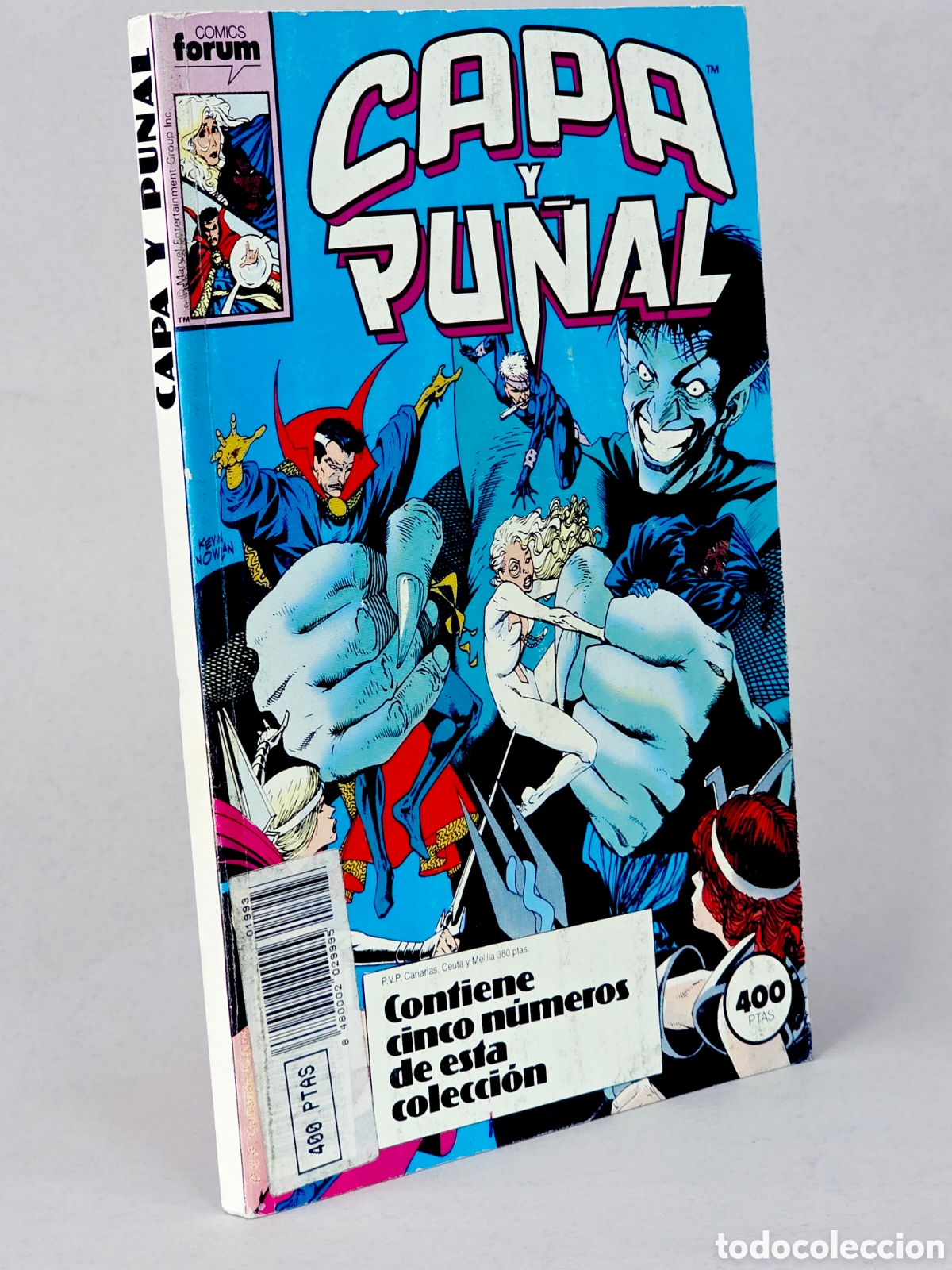 C&oacute;mics: C&Oacute;MIC CAPA Y PU&Ntilde;AL 11 AL 15 RETAPADO FORUM MARVEL CASI EXCELENTE ESTADO