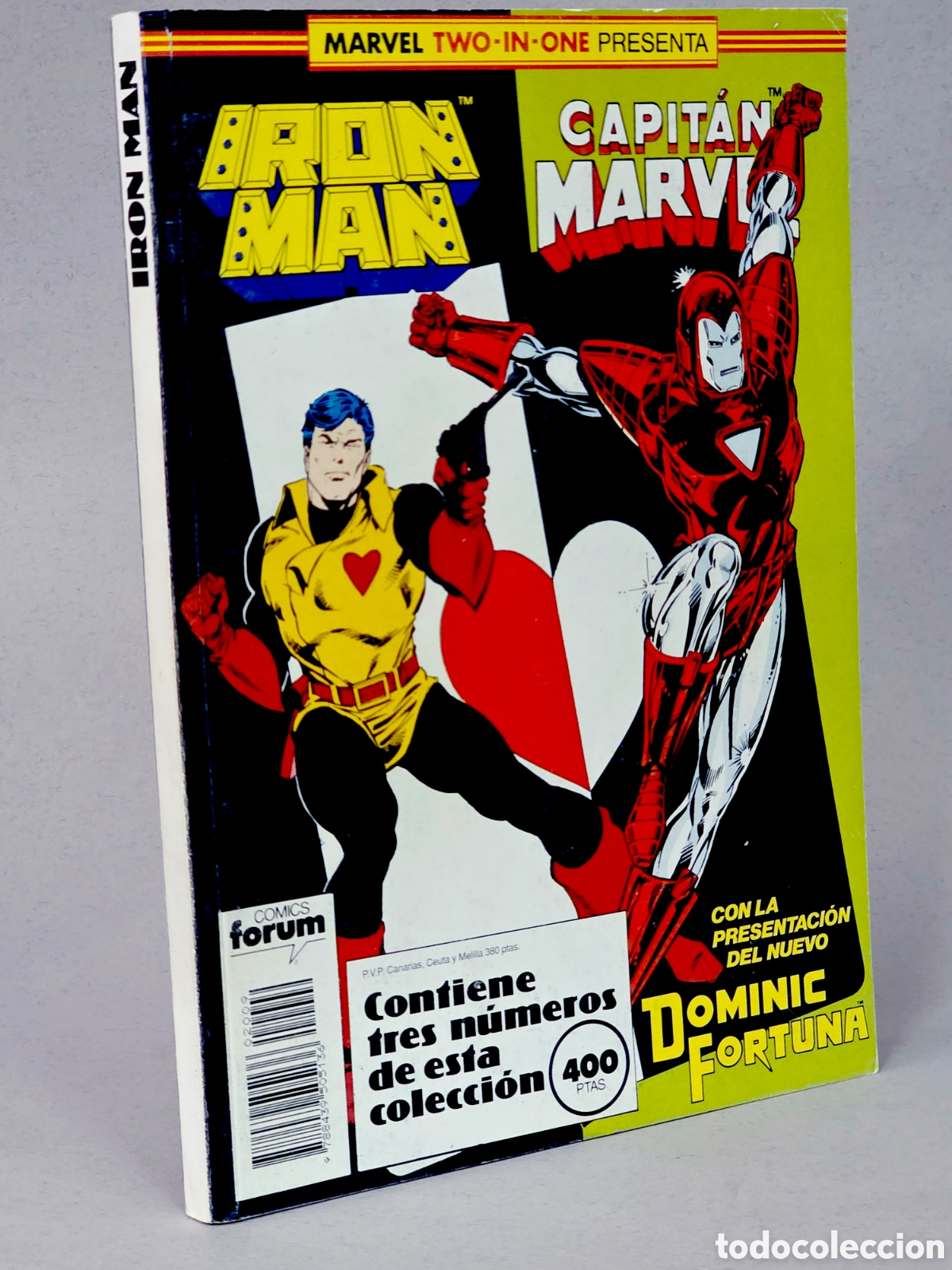 C&oacute;mics: C&Oacute;MIC IRON MAN CAPIT&Aacute;N MARVEL 50 AL 52 RETAPADO FORUM VOL.1 VOLUMEN EXCELENTE ESTADO