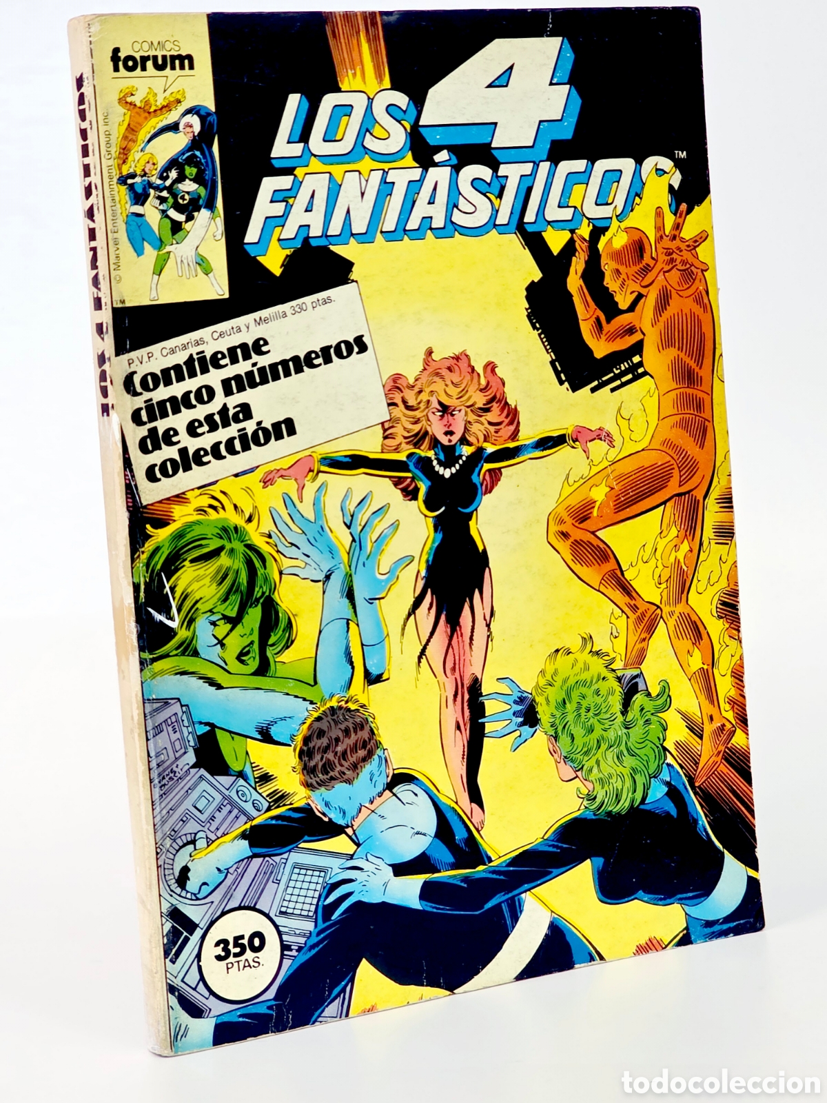 C&oacute;mics: C&Oacute;MIC LOS 4 FANT&Aacute;STICOS 56 AL 60 RETAPADO FORUM MARVEL VOL.1 VOLUMEN NORMAL ESTADO