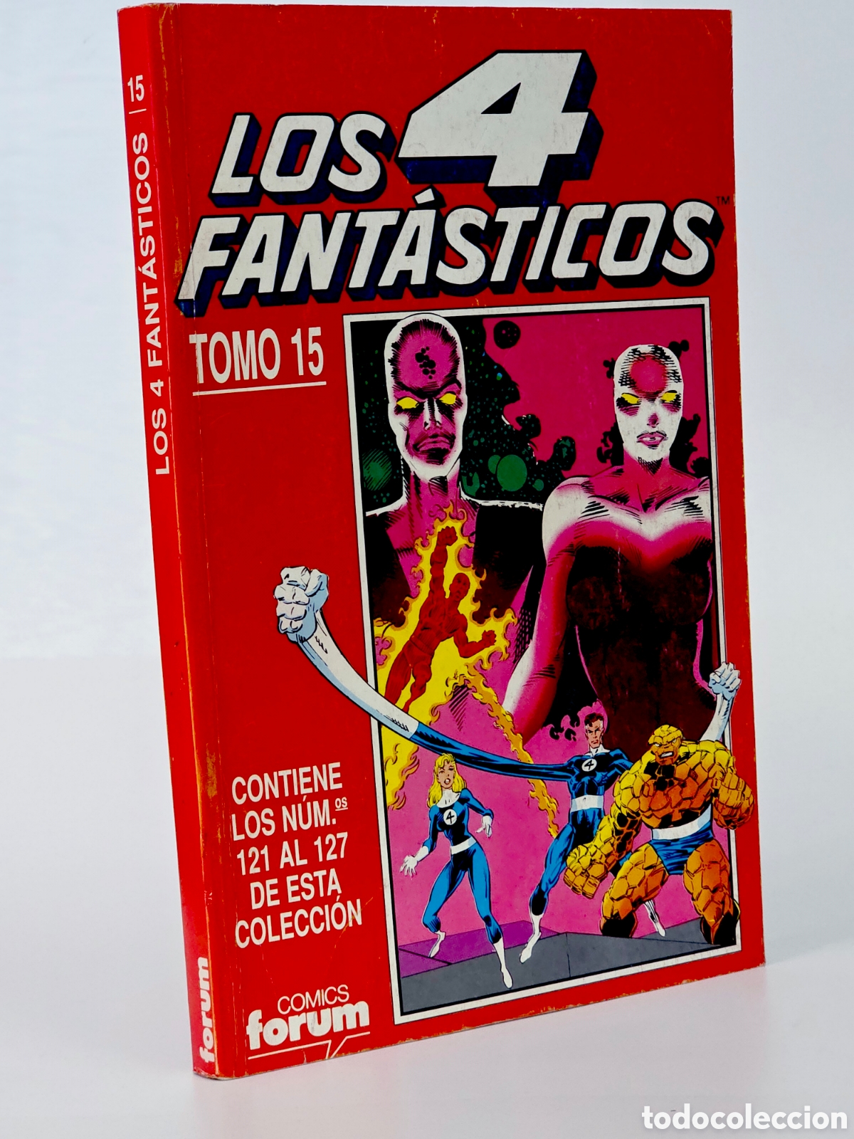 C&oacute;mics: C&Oacute;MIC LOS 4 FANT&Aacute;STICOS 121 AL 117 RETAPADO VOL.1 FORUM MARVEL VOLUMEN MUY BUEN ESTADO