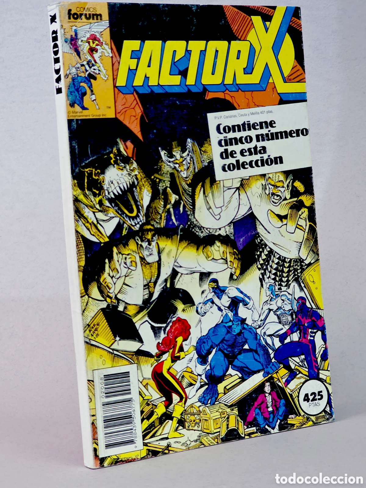 C&oacute;mics: C&Oacute;MIC FACTOR X 36 AL 40 RETAPADO VOL.1 FORUM MARVEL VOLUMEN BUEN ESTADO