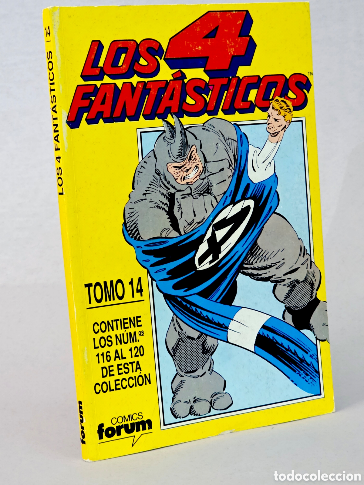 C&oacute;mics: C&Oacute;MIC LOS 4 FANT&Aacute;STICOS 116 AL 120 RETAPADO VOL.1 FORUM MARVEL VOLUMEN BUEN ESTADO