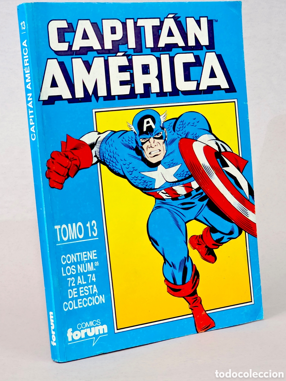 C&oacute;mics: C&Oacute;MIC CAPITAN AM&Eacute;RICA 72 AL 74 RETAPADO VOL.1 FORUM MARVEL VOLUMEN MUY BUEN ESTADO