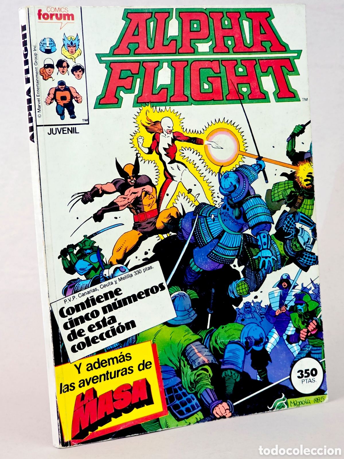 C&oacute;mics: C&Oacute;MIC ALPHA FLIGHT 32 AL 35 RETAPADO VOL.1 FORUM MARVEL VOLUMEN MUY BUEN ESTADO