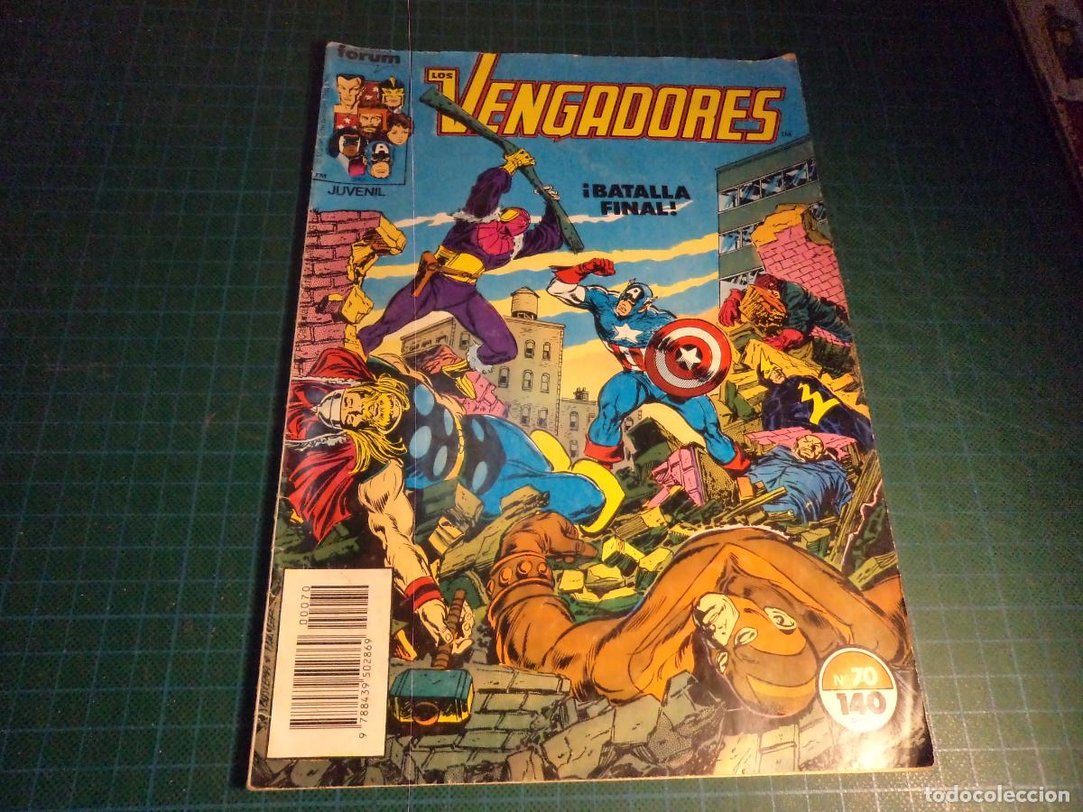 C&oacute;mics: Los vengadores. Vol 1 N&ordm; 70. Forum.