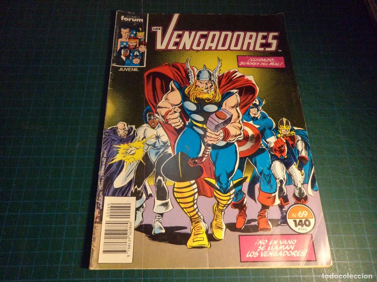 C&oacute;mics: Los vengadores. Vol 1 N&ordm; 69. Forum.