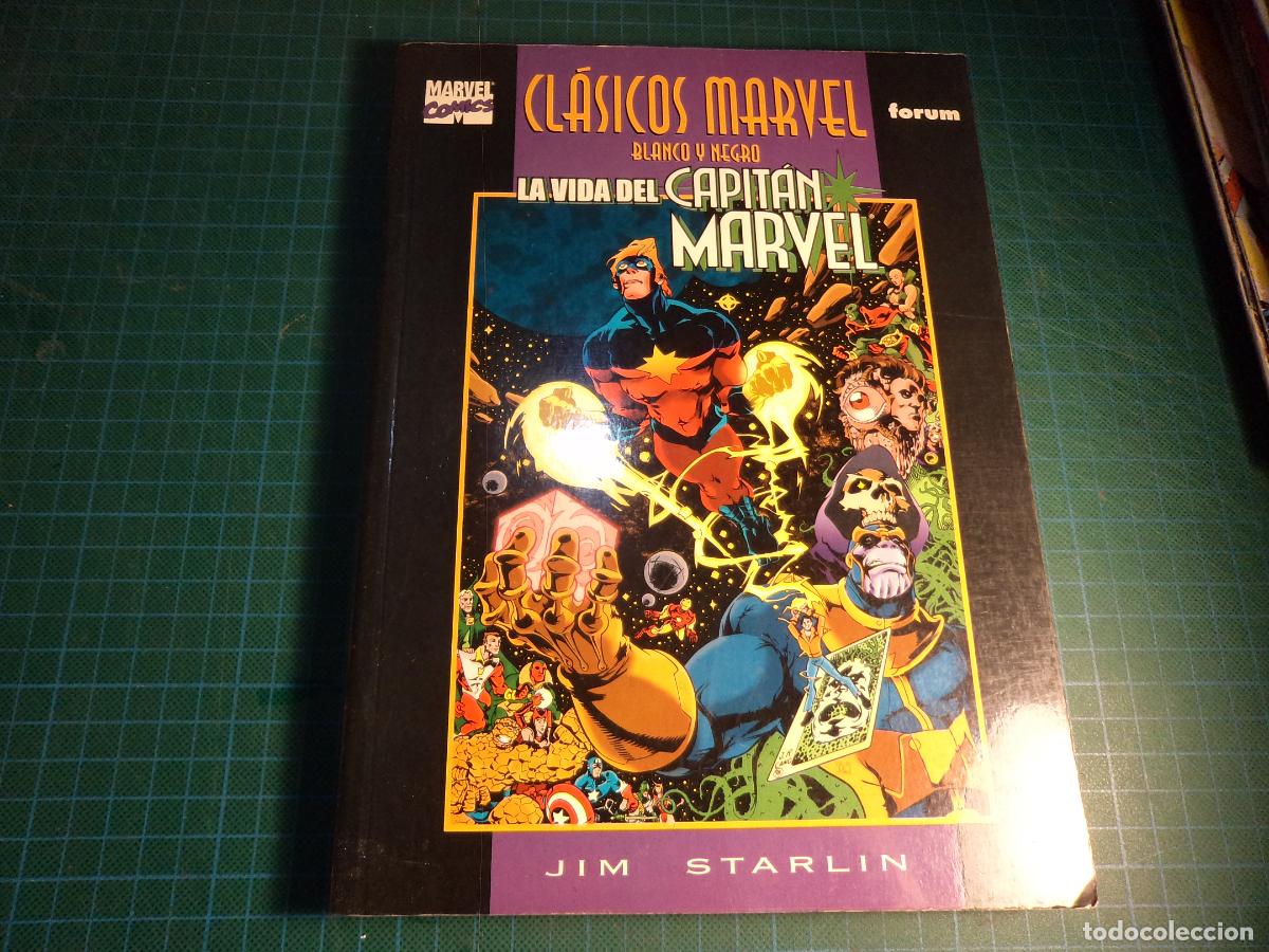 C&oacute;mics: Clasicos Marvel blancoy negro. La vida del Capitan Marvel. Forum - Foto 1