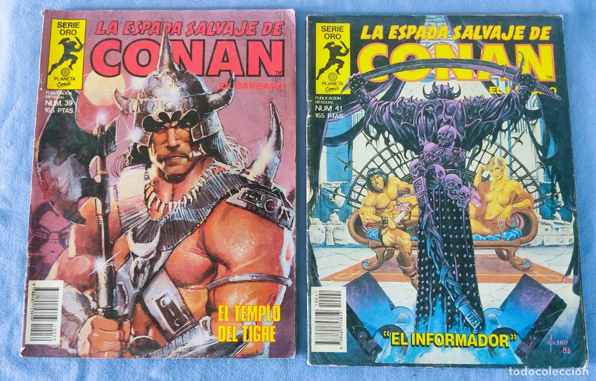 C&oacute;mics: 12 COMICS DE CONAN EL BARBARO LA ESPADA SALVAJE SERIE ORO PLANETA COMICS - Foto 4