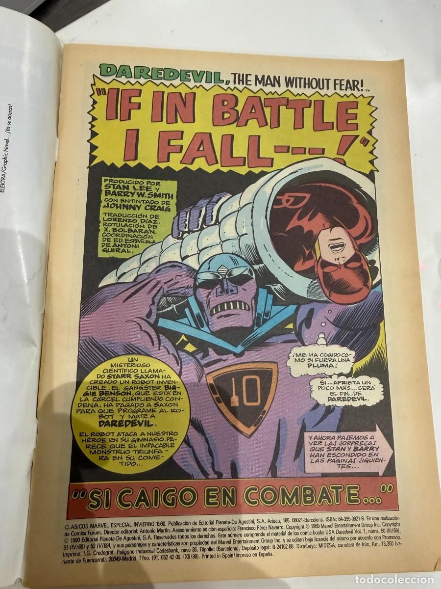 C&oacute;mics: Cl&aacute;sicos Marvel Especial Invierno 1990: Daredevil - Foto 3