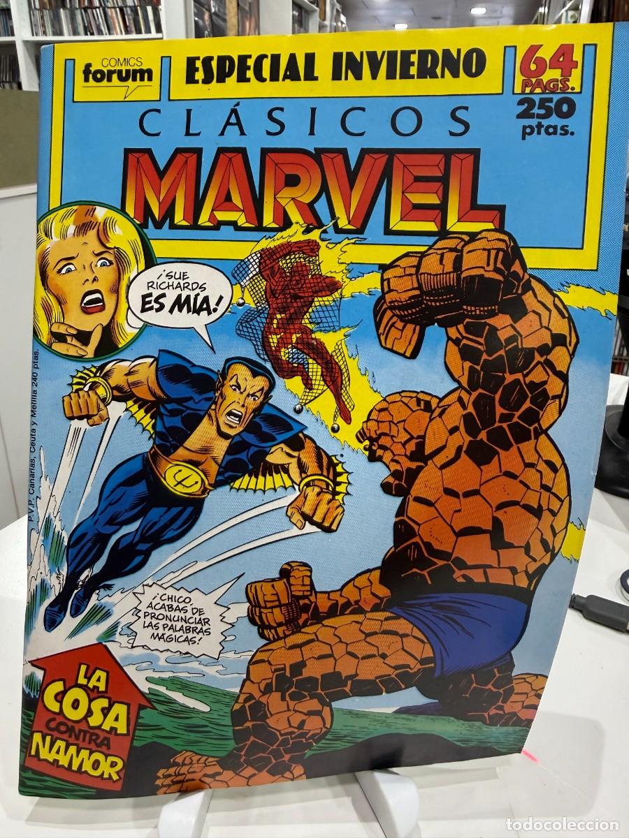 C&oacute;mics: Cl&aacute;sicos Marvel &ndash; Especial Invierno 1989: La Cosa Contra Namor (Comics Forum)