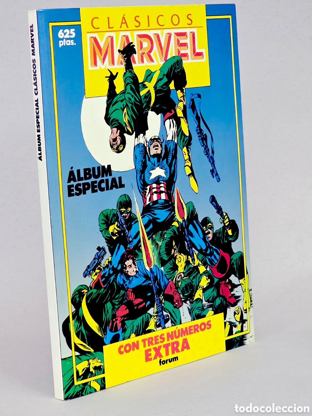 C&oacute;mics: C&Oacute;MIC CLASICOS MARVEL ALBUM ESPECIAL EXTRA FORUM RETAPADO VOLUMEN EXCELENTE ESTADO