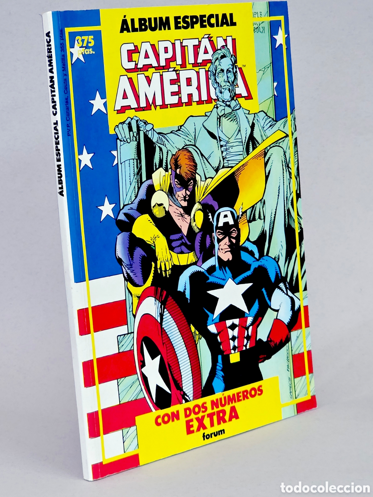 C&oacute;mics: C&Oacute;MIC CAPITAN AM&Eacute;RICA ALBUM ESPECIAL EXTRA FORUM MARVEL RETAPADO VOLUMEN EXCELENTE ESTADO