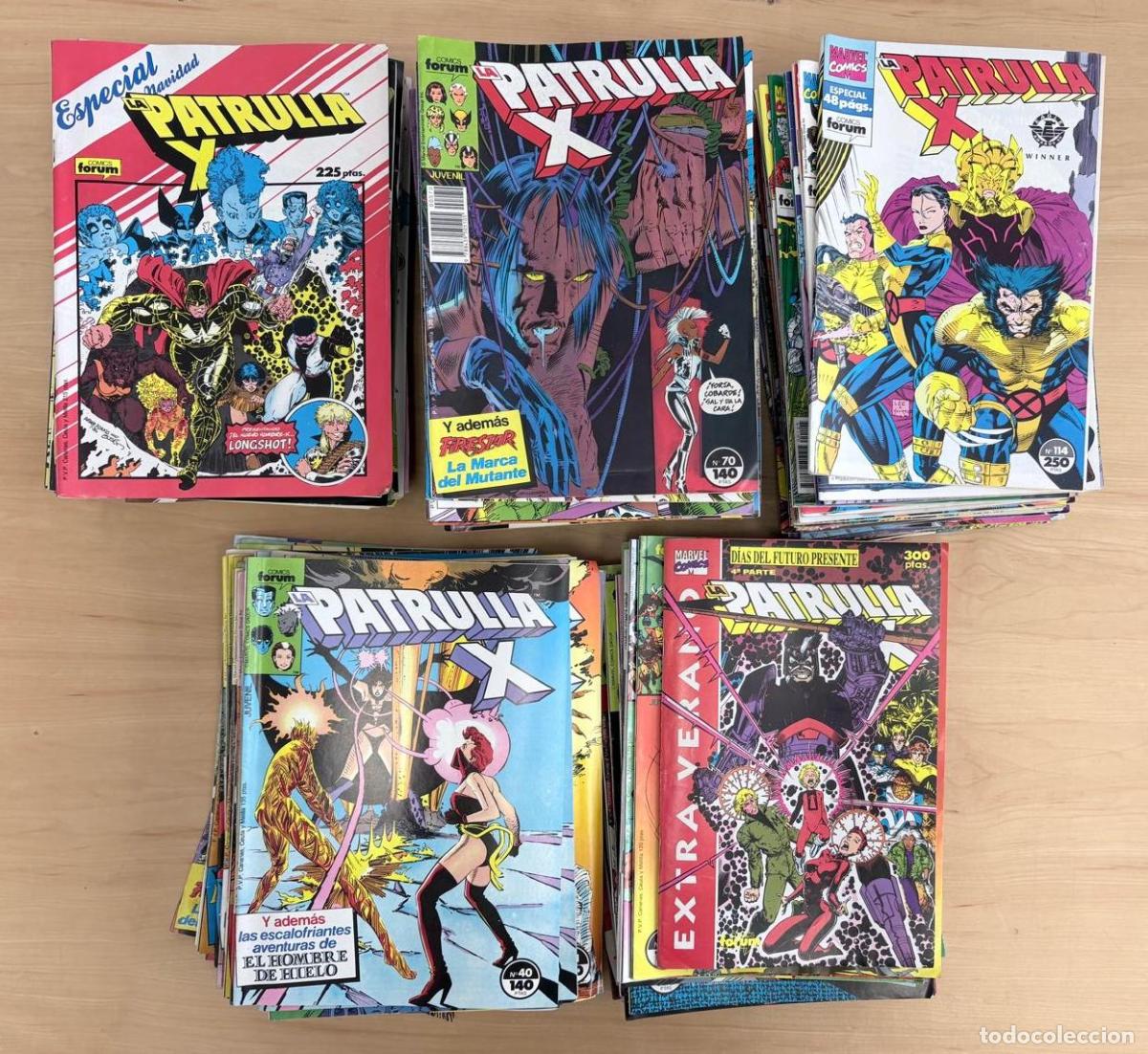 C&oacute;mics: LOTE DE 153 C&Oacute;MICS LA PATRULLA X. DEL N&ordm;1-159 (FALTAN 19, VER DESCRIPCI&Oacute;N) + 13 ESPECIALES. FORUM