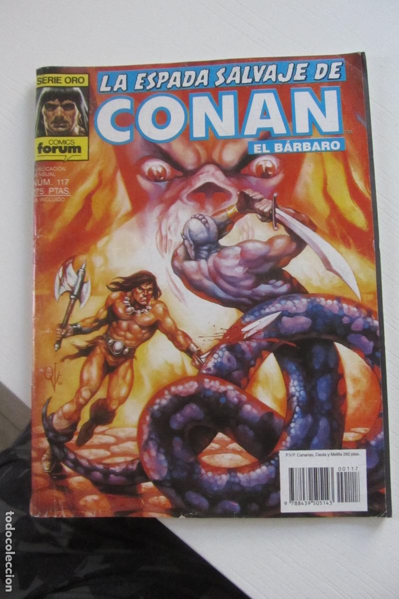 C&oacute;mics: LA ESPADA SALVAJE DE CONAN VOL. 1 1 &ordf; EDICION N&ordm; 117 FORUM ARX214
