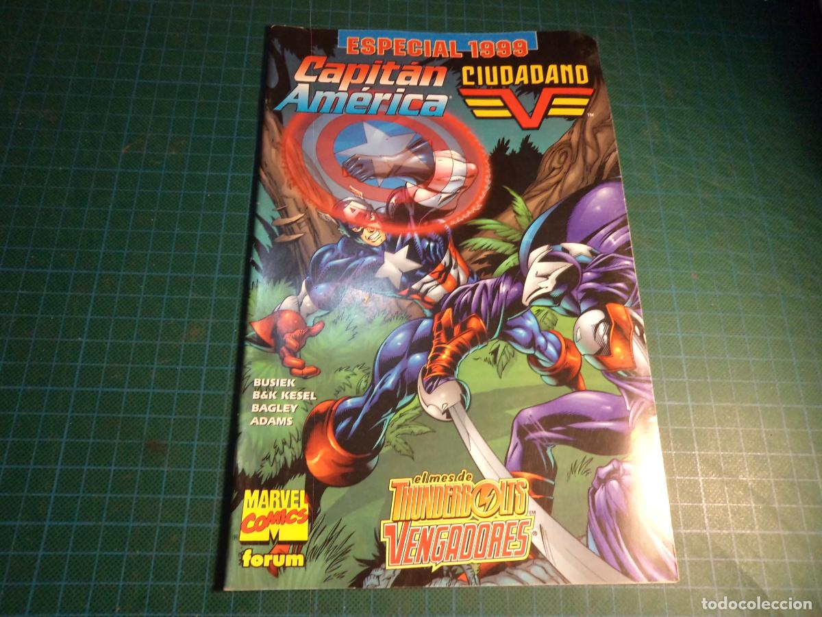 C&oacute;mics: Capitan America y Ciudadano V. Especial 1999. Forum