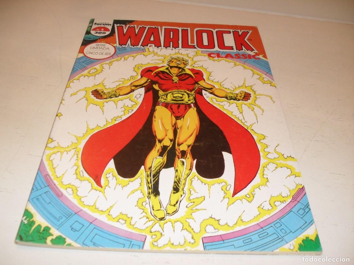 C&oacute;mics: WARLOCK CLASSIC N&ordm; 5,CON SPIDERMAN DE INVITADO,DE 6,DE JIM STARLIN,FORUM,1992