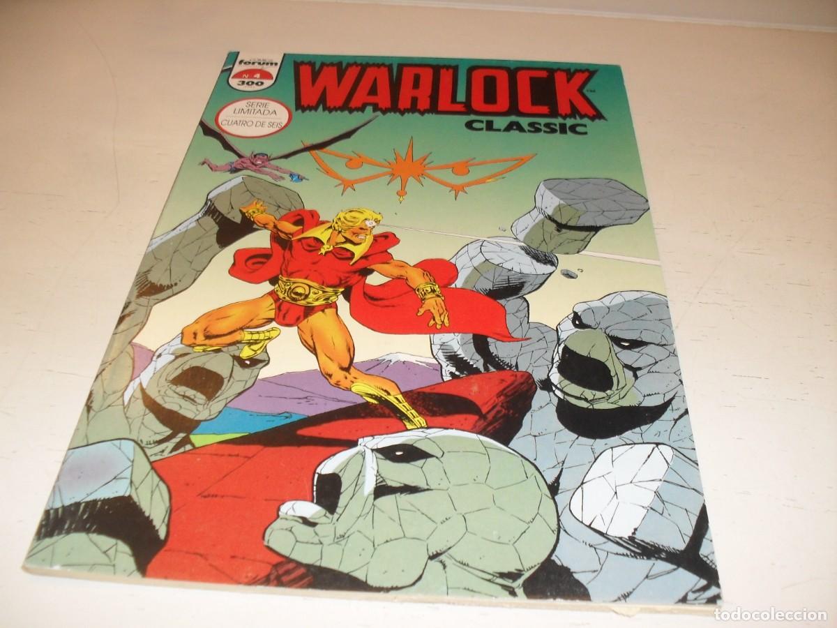 C&oacute;mics: WARLOCK CLASSIC N&ordm; 4,CON PORTADA DOBLE,DE 6,DE JIM STARLIN,FORUM,1992