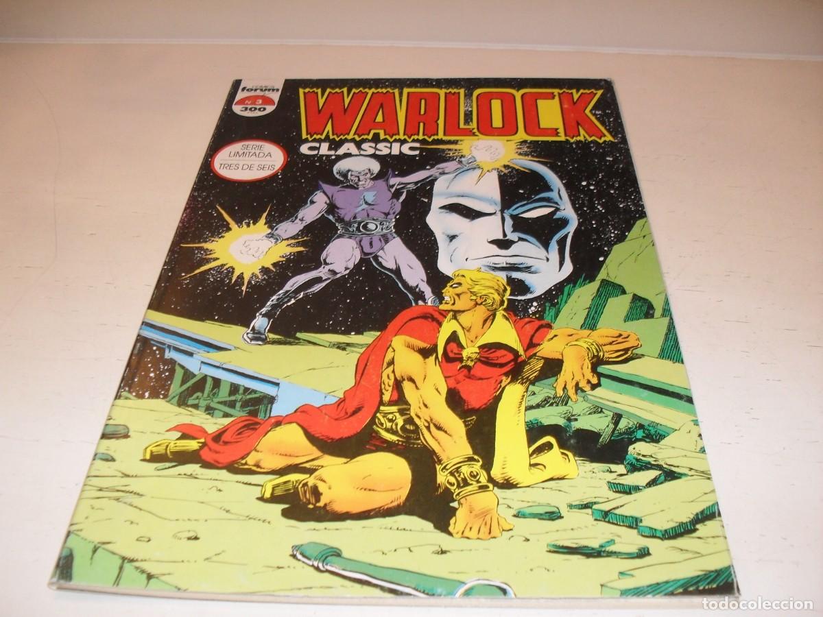 C&oacute;mics: WARLOCK CLASSIC N&ordm; 3,CON PORTADA DOBLE,DE 6,DE JIM STARLIN,FORUM,1992