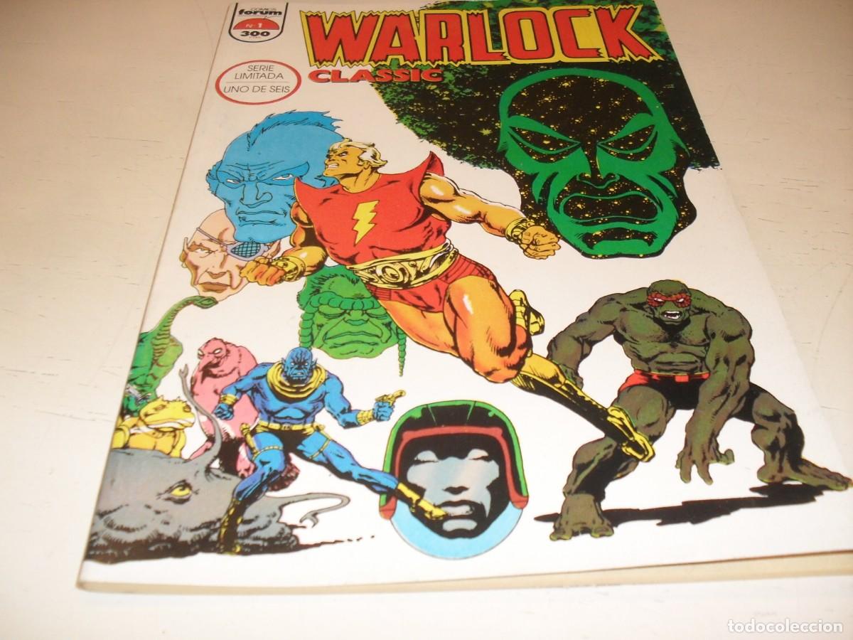 C&oacute;mics: WARLOCK CLASSIC N&ordm; 1,EL PRIMERO,CON PORTADA DOBLE,DE 6,DE JIM STARLIN,FORUM,1992