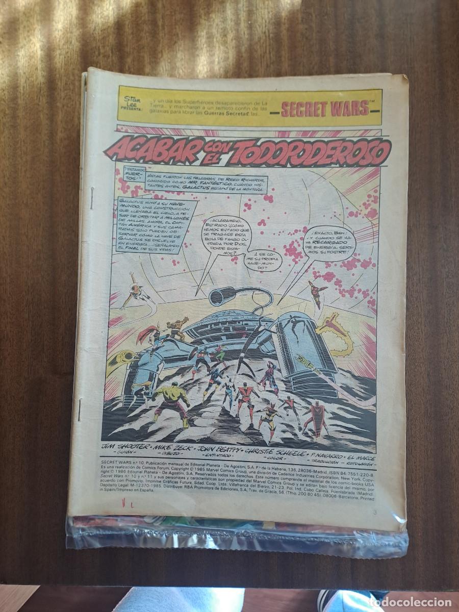 C&oacute;mics: Lote de SECRET WARS 1 y 2 - Foto 20