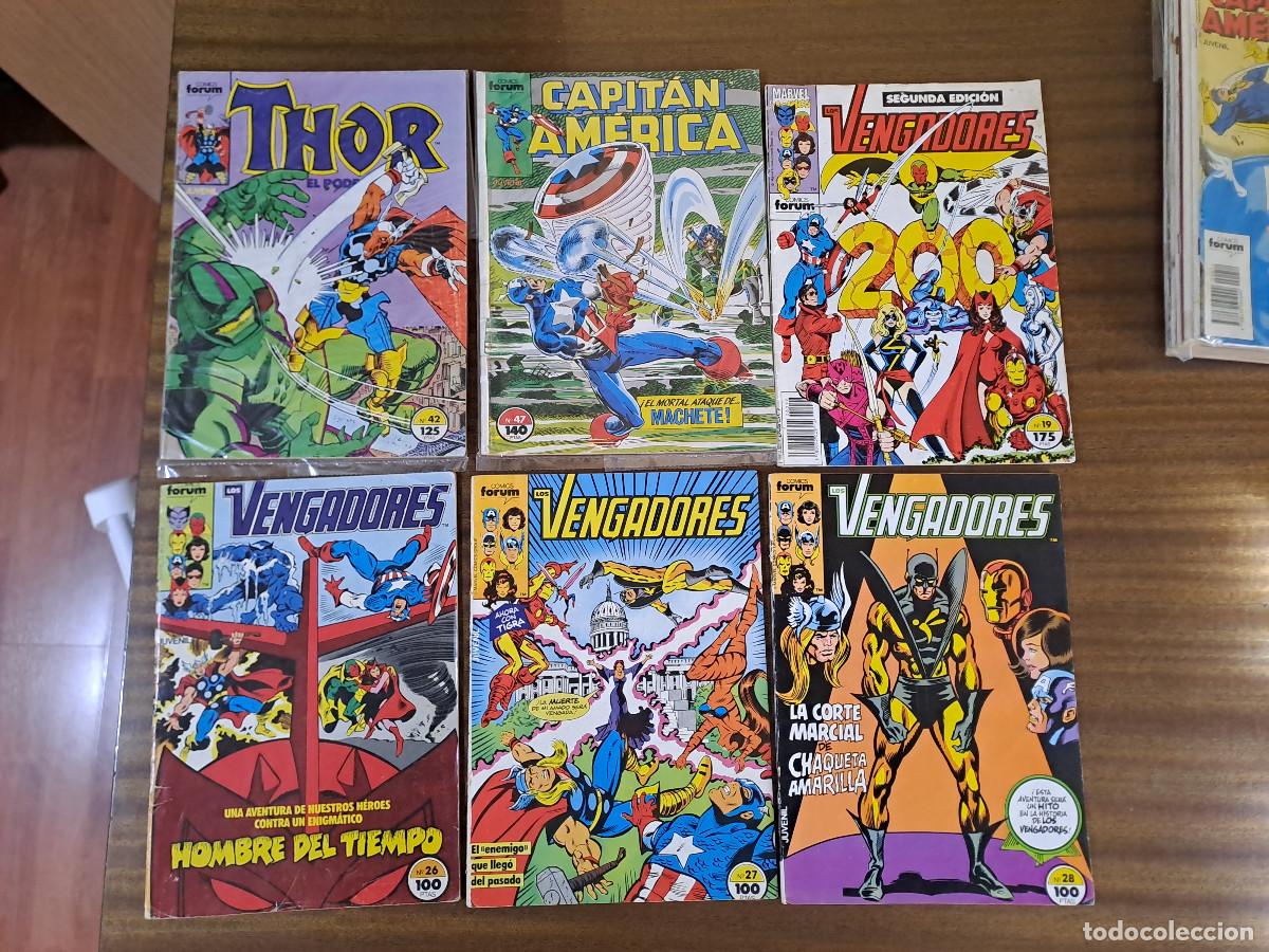 C&oacute;mics: Lote de LOS VENGADORES , de MARVEL TWO IN ONE , de THOR , y Capitan America