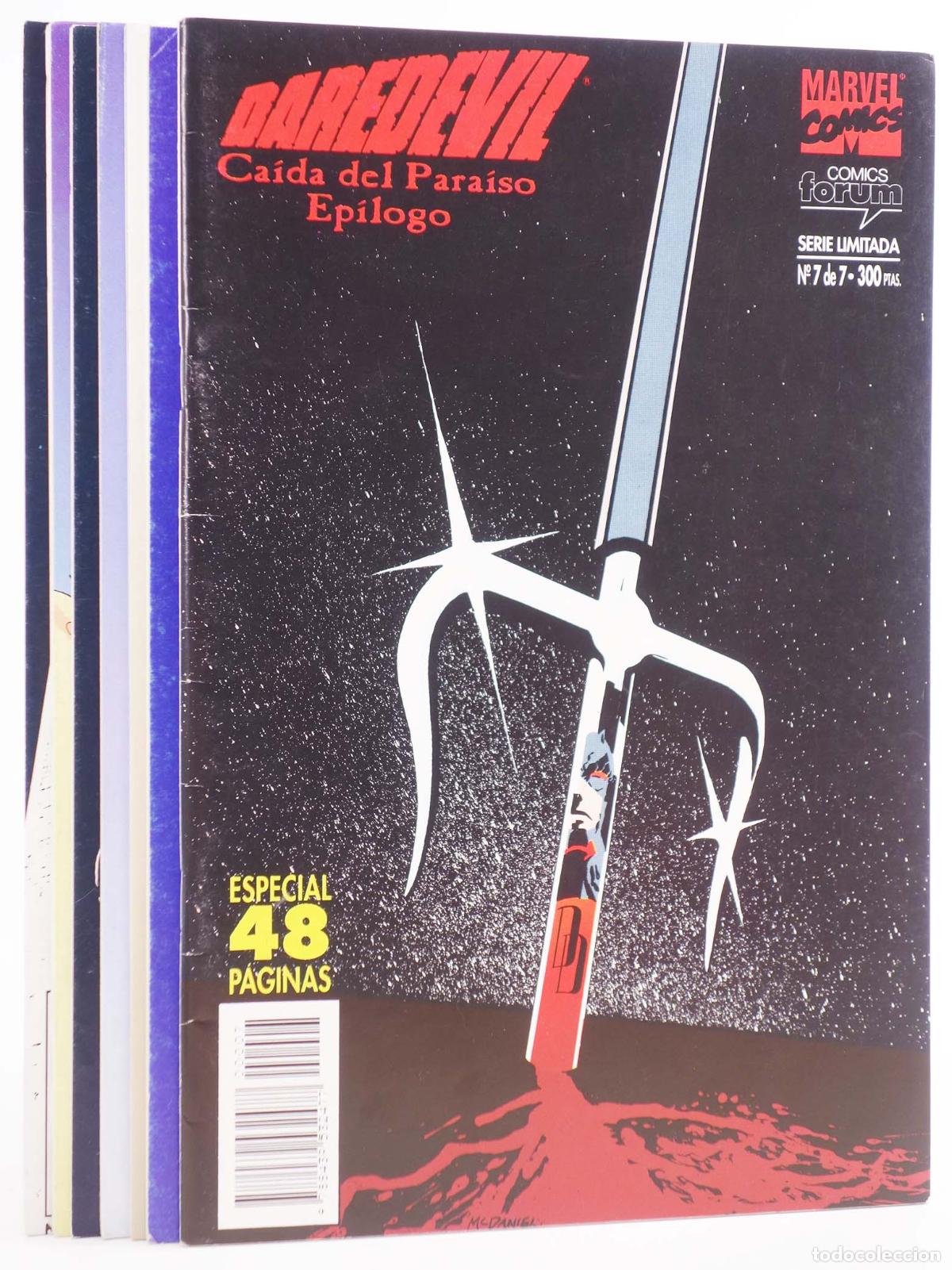 C&oacute;mics: DAREDEVIL CA&Iacute;DA DEL PARA&Iacute;SO 1 A 7. COMPLETA. Forum, 1994 - Foto 2