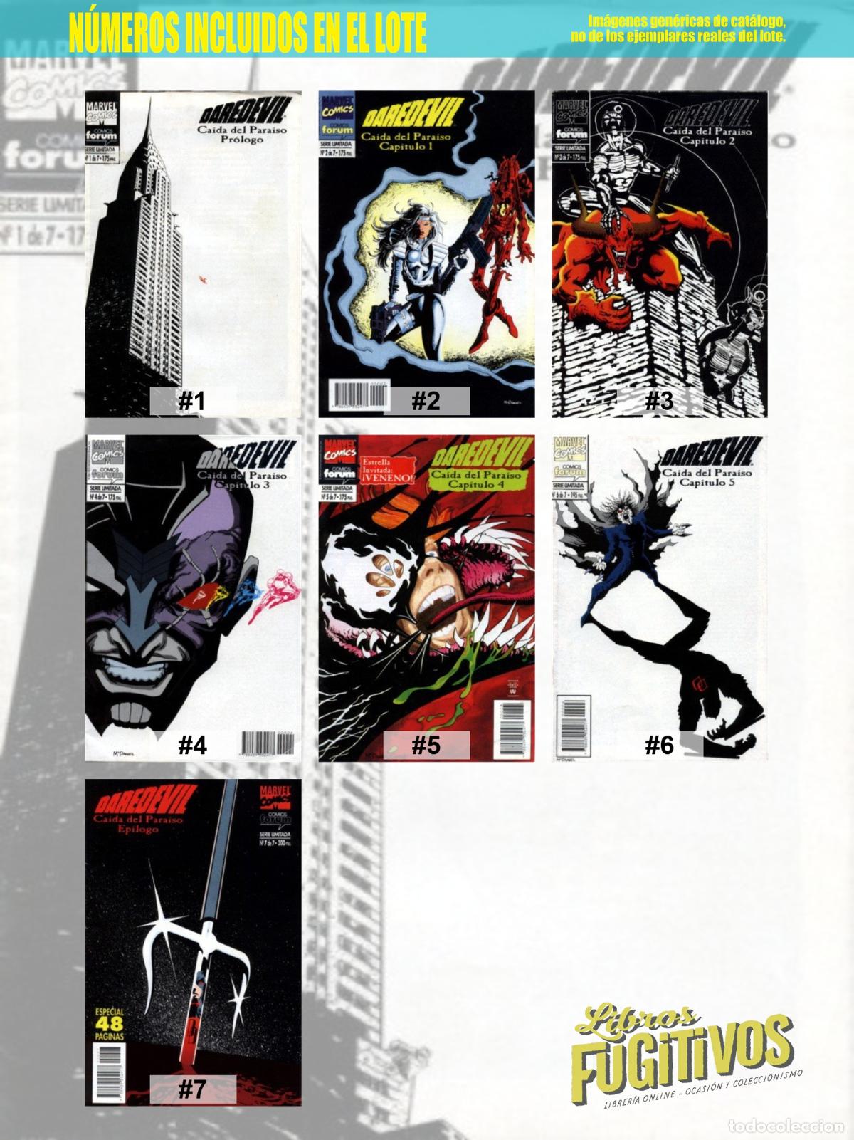C&oacute;mics: DAREDEVIL CA&Iacute;DA DEL PARA&Iacute;SO 1 A 7. COMPLETA. Forum, 1994 - Foto 3