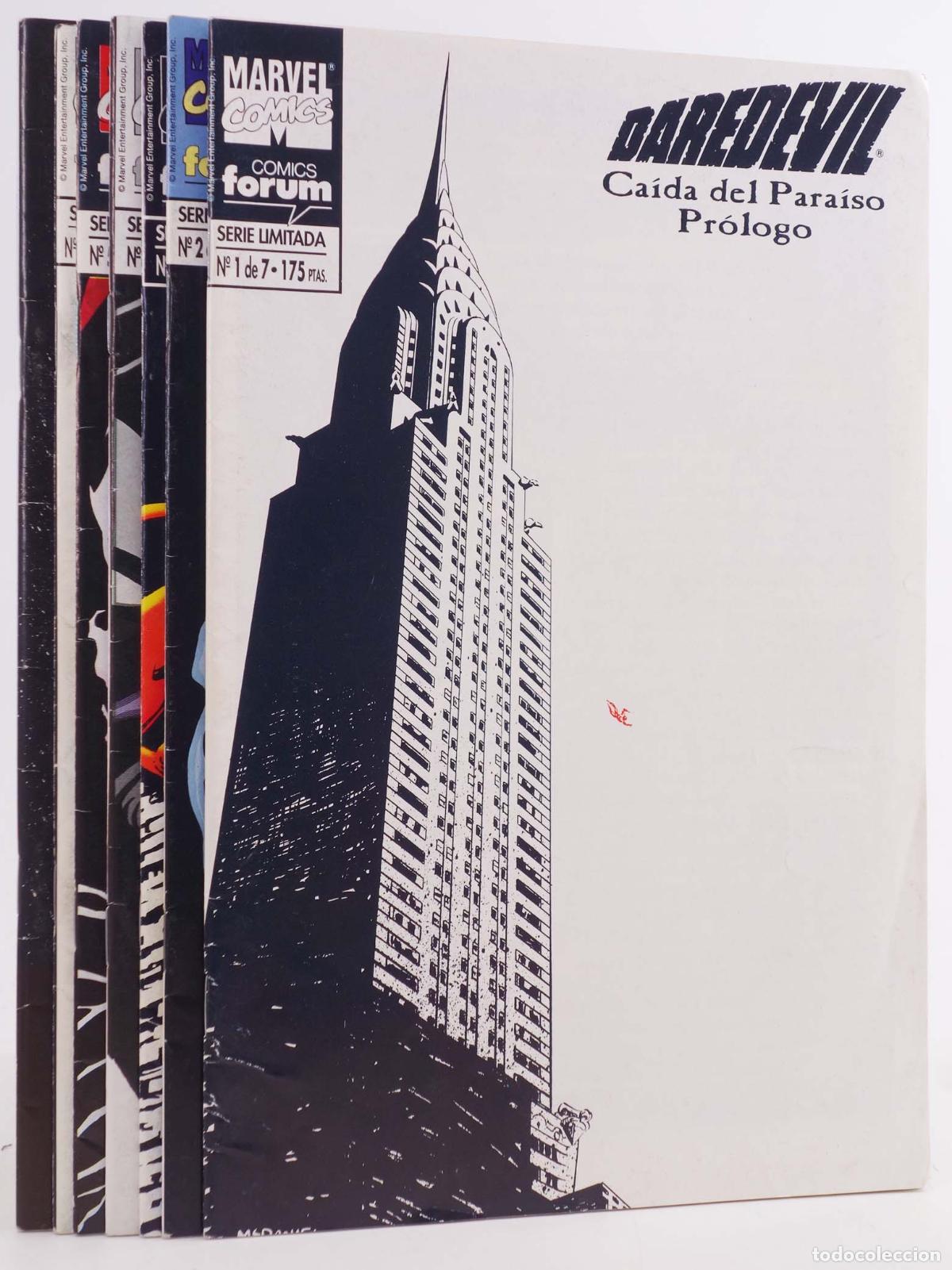 C&oacute;mics: DAREDEVIL CA&Iacute;DA DEL PARA&Iacute;SO 1 A 7. COMPLETA. Forum, 1994 - Foto 1