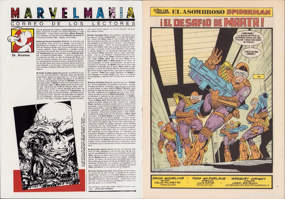 C&oacute;mics: Spiderman Vol. 1 N&ordm; 191, Comics Forum 1989 - Foto 2