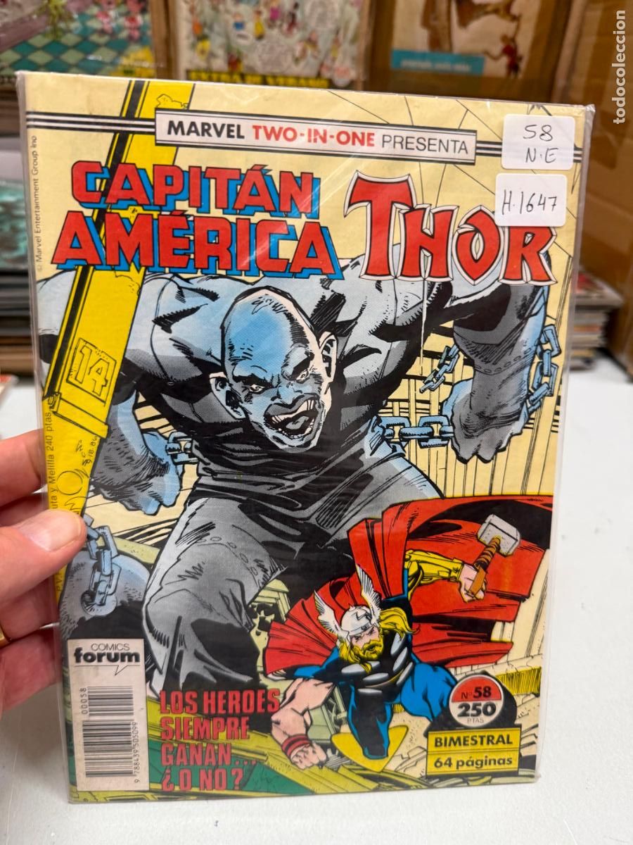 Comics: CAPITAN AMERICA THOR EDITORIAL FORUM NUMERO 58